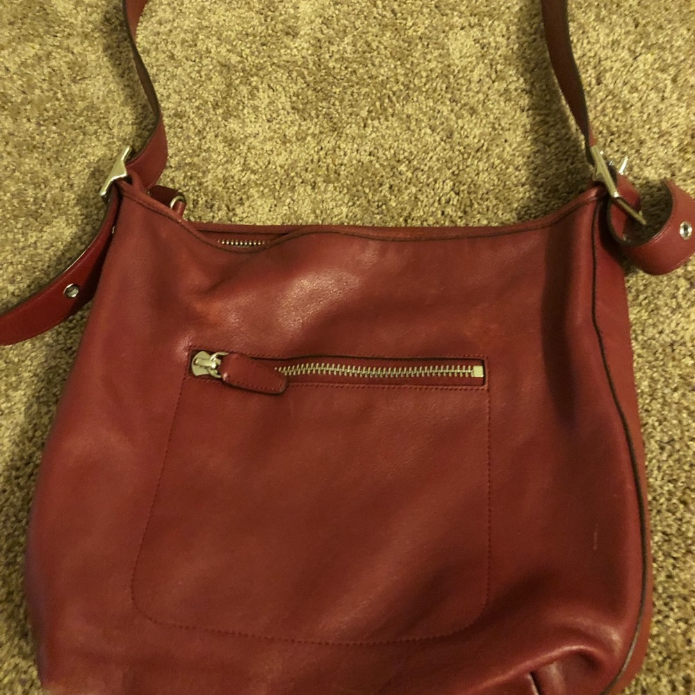 Coach red bag